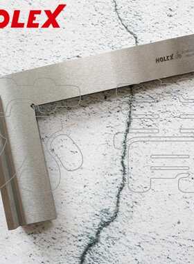 德国霍夫曼HOLEX 带座直角尺 量角器 精度2级 标准F1 452600系列