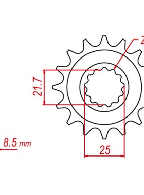 摩托车 ZX-10RR ZX1000Ninja 17-18 大小飞链轮 链盘牙盘齿轮套链