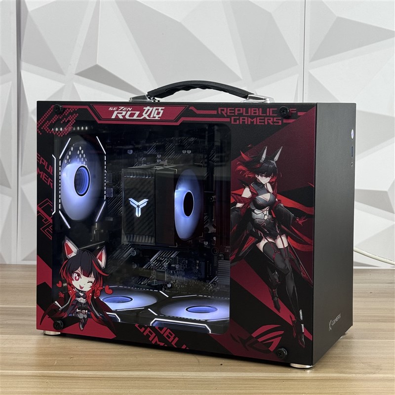 未知玩家X100小机箱手提便携式MATX紧凑型ITX桌面台式电脑机箱