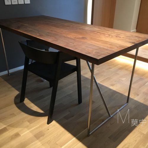 细线条工作桌腿 餐桌腿 莫宁定制  A053