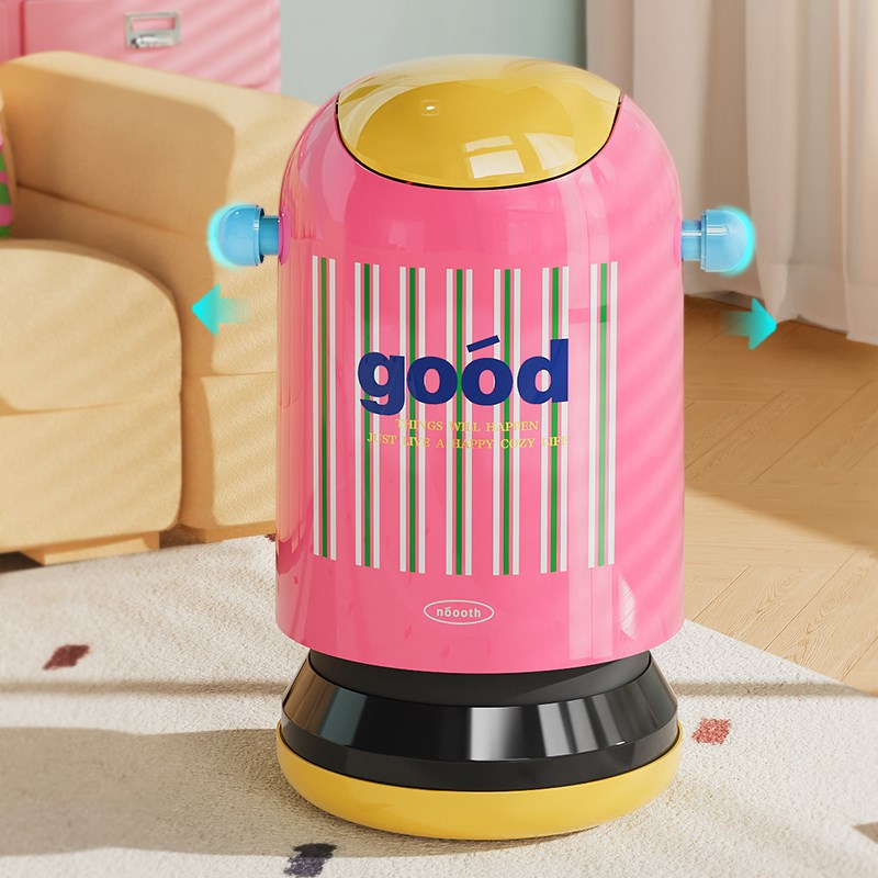 诺室摇盖客厅垃圾桶高颜值家用创意可爱卫生间厨房卧室带盖收纳桶