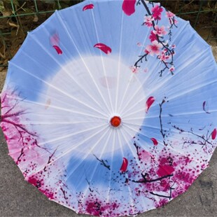 跳舞演出道具工艺广场舞旗袍走秀 绸布油纸伞装饰吊顶走秀回娘家