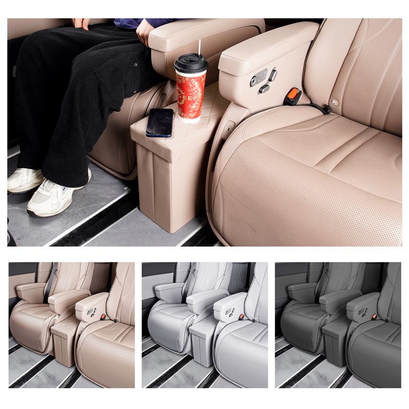 适用于小鹏X9座椅收纳盒 二排中间储物箱 专用车载置物箱用品配件