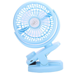 USB小风扇迷你学生宿舍床上随身小型充电便携式 静音夹扇 桌面台式