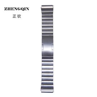 正钦适用华为 三星智能手表链配件竹节钛带钛金属表带22mm表带