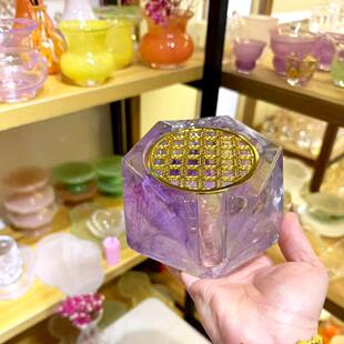 轻奢琉璃温茶炉火炉茶炉加热保温底座暖茶器烘蜡烛围炉煮茶温茶器