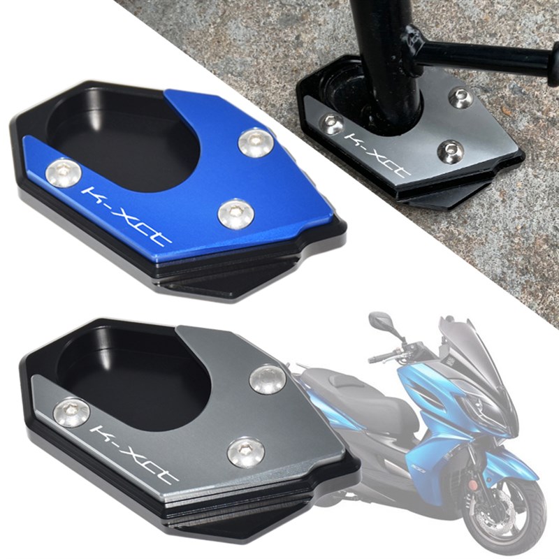 适用光阳KXCT300i k-xct KYMCO改装边脚撑加大座侧W柱加大垫稳固