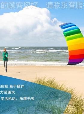 户外浪板冲浪风筝充气风冲筝便板水上滑翔翼水上尾A01052波携板划