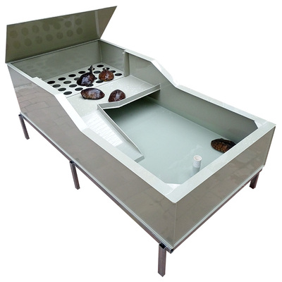 乌龟缸龟箱养殖家用超大型阳台龟池晒台塑料繁殖周转箱Z带产蛋网