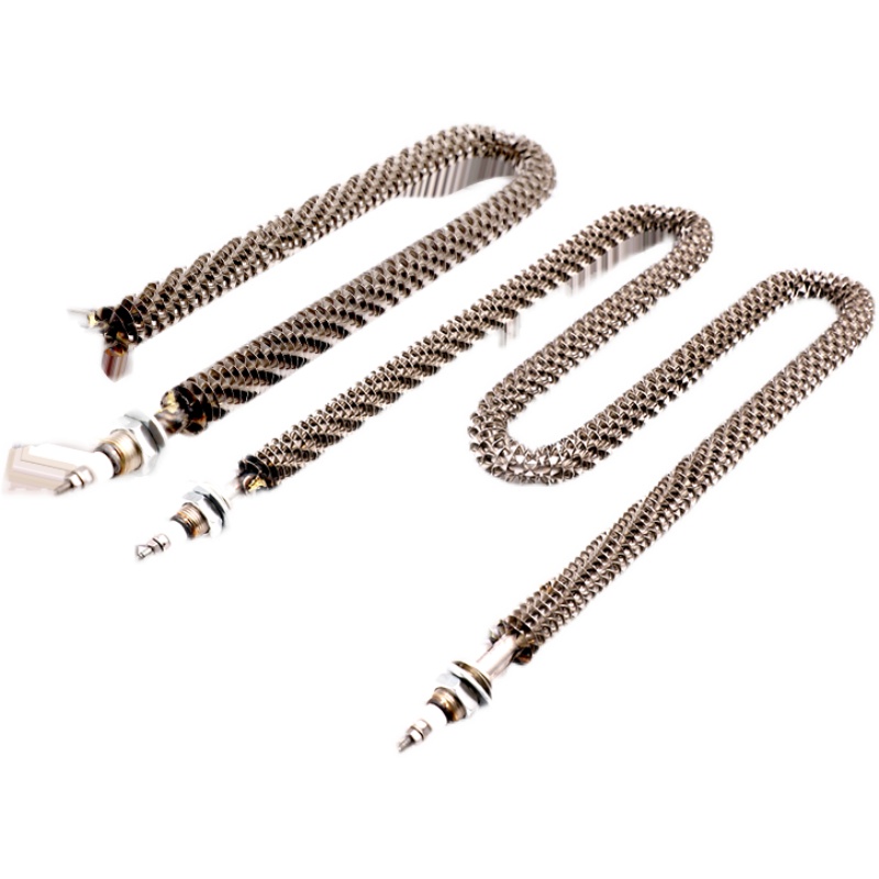 U型W型翅片干烧型电加o热管散热片大功率烘箱烤箱发热管380V220V