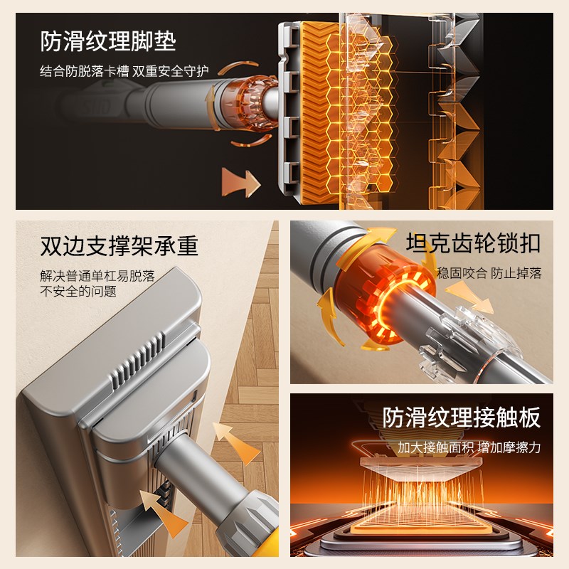 吊杠单杠c引体向上器室内家用免打孔家庭健身支撑架落地式吊杆训