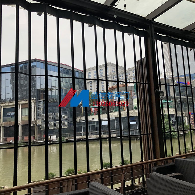 户外透明隔断门h铝合金折叠推拉门厨房推拉折叠广东省包安装测量