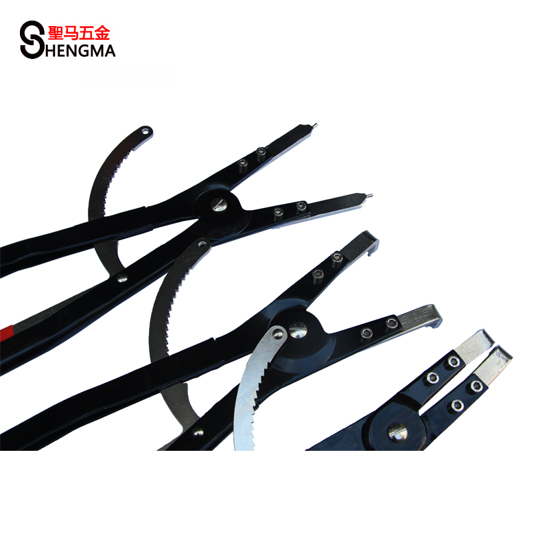 【圣马五金】挡圈钳 轴挡 孔v挡卡簧钳 卡环钳子 重型挡圈钳 25寸