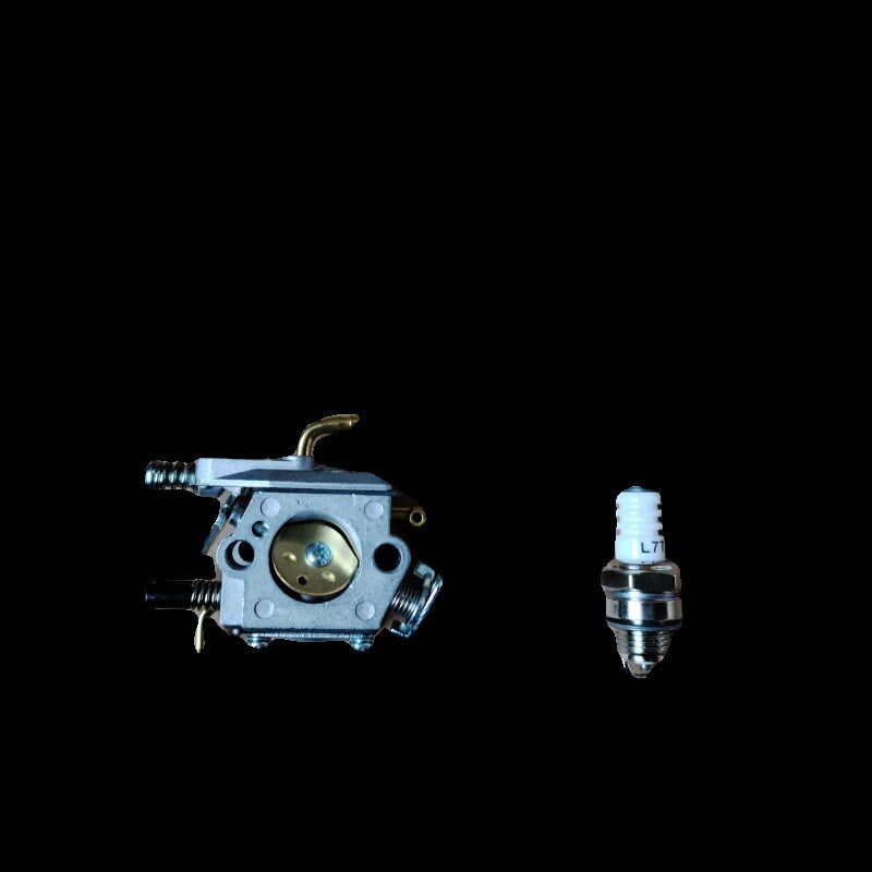 油锯带油泡化f油器联动3根油管化油器52/58/45伐木锯连动三个油管