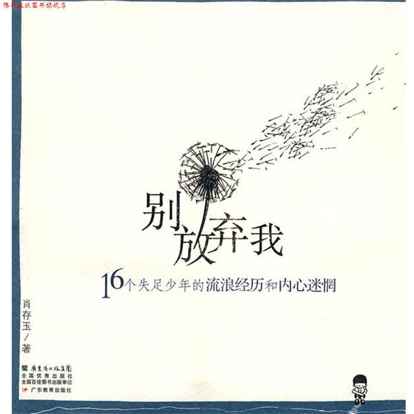 【正版书】 别放弃我 16个失足少年的流浪经历和内心迷惘 肖存玉 著 广东教育出版社
