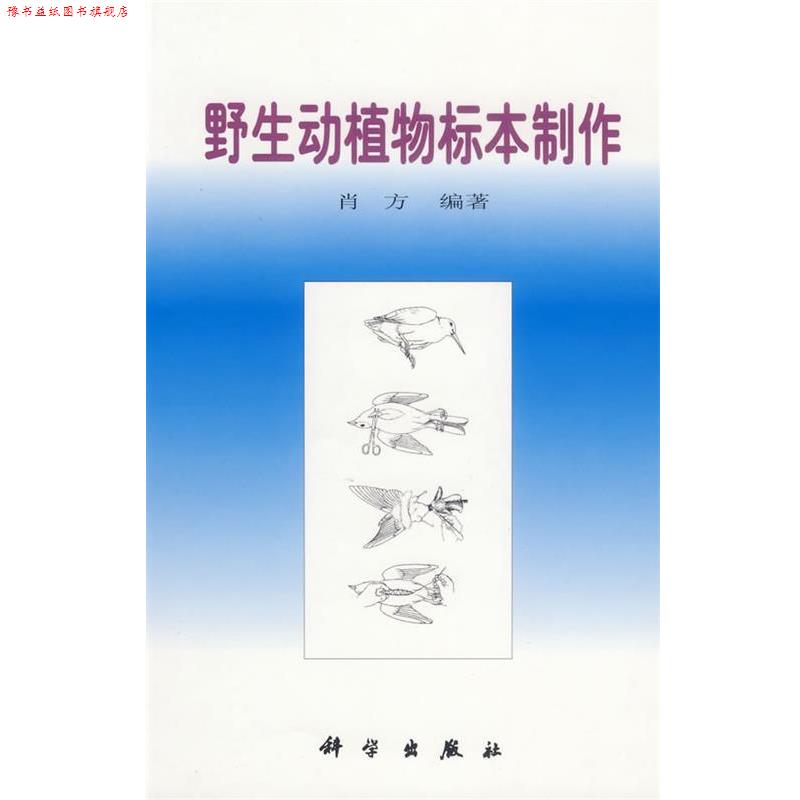 【正版书】 野生动植物标本制作 肖方 编著 科学出版社