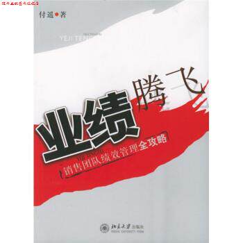 【正版书】 业绩腾飞:销售团队绩效管理全攻略 付遥 著 北京大学出版社