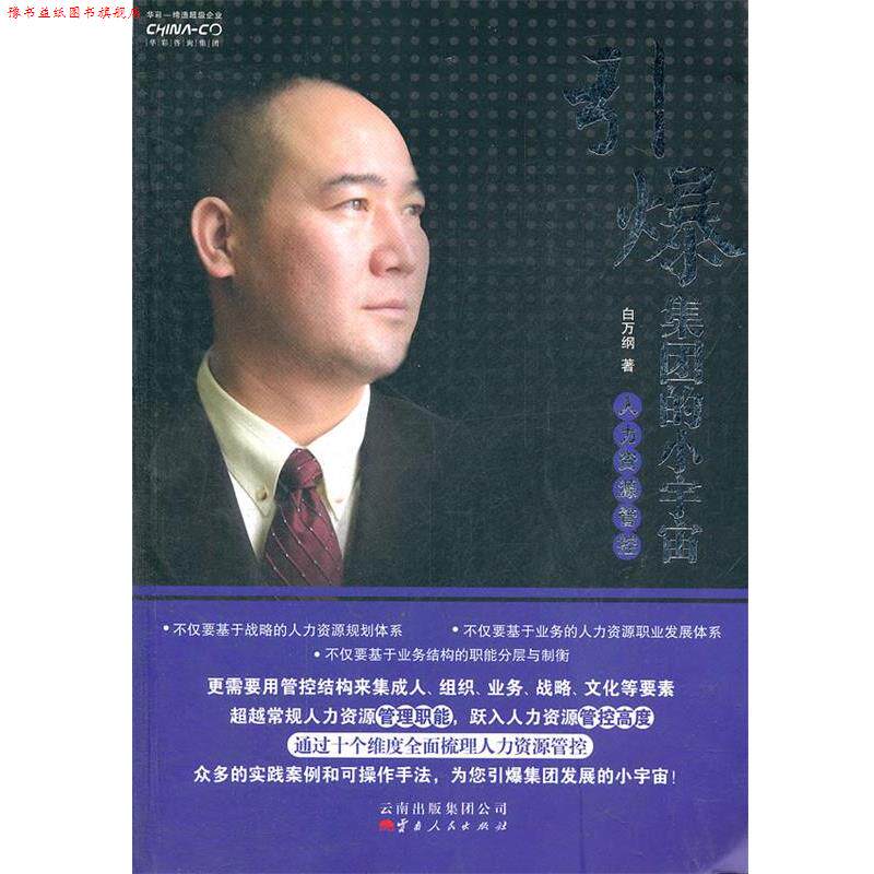 【正版书】 引爆集团的小宇宙 : 人力资源管控 白万纲 著 云南人民出版社