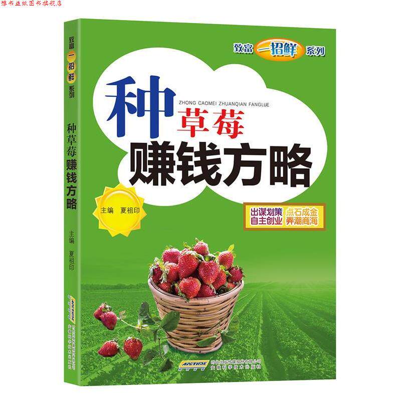【正版书】 种草莓赚钱方略 夏祖印 安徽科学技术出版社