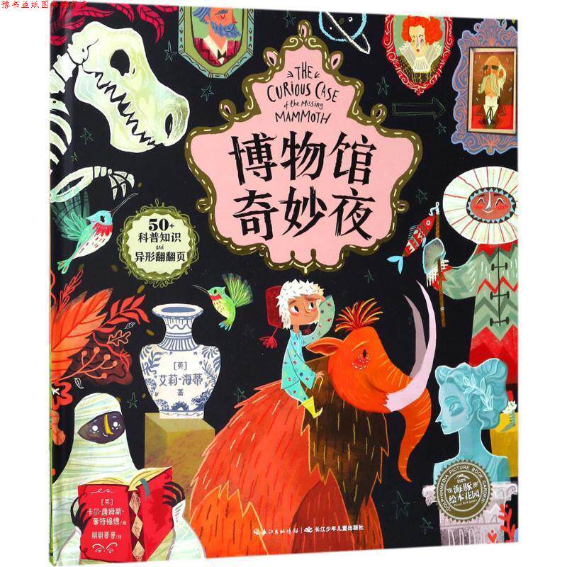 【正版书】 博物馆奇妙夜 (英)艾莉·海蒂 著,(英)卡尔·詹姆斯·蒙特福德(Karl James Mountford) 绘,朋朋哥哥 译 长江少年儿童出