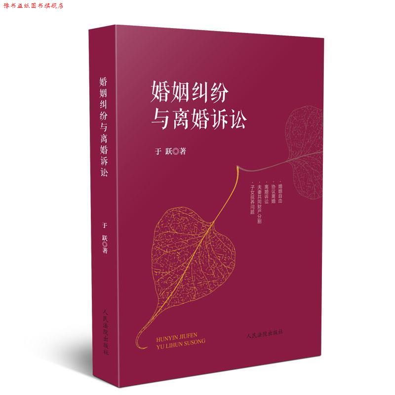 【正版书】 婚姻纠纷与离婚诉讼 于跃 著 人民法院出版社