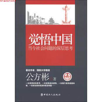 【正版书】 觉悟中国-当今社会问题的深层思考 公方彬 著 中国工人出版社
