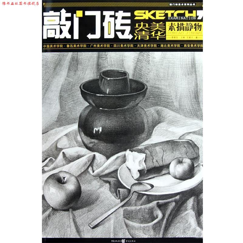 【正版书】 敲门砖 素描静物 王建才 著 重庆出版社