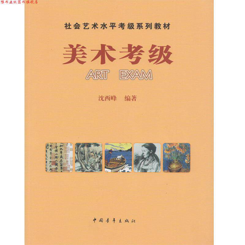 【正版书】 社会艺术水平考级系列教材 美术考级 沈西峰　著 中国青年出版社