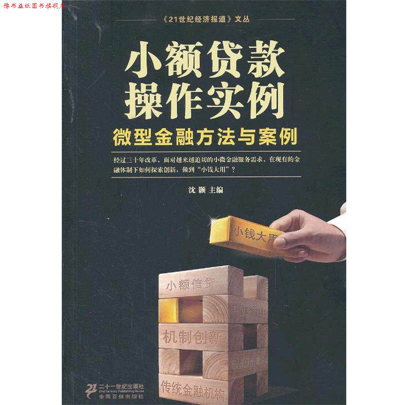 【正版书】 小额贷款操作实例:金融方法与案例 沈颢 编 21世纪出版社