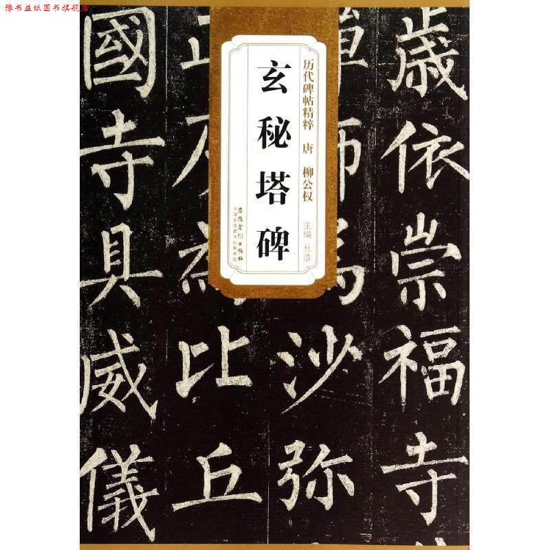 【正版书】 历代碑帖精粹 唐 柳公权玄秘塔碑 杜浩　主编 安徽美术出版社