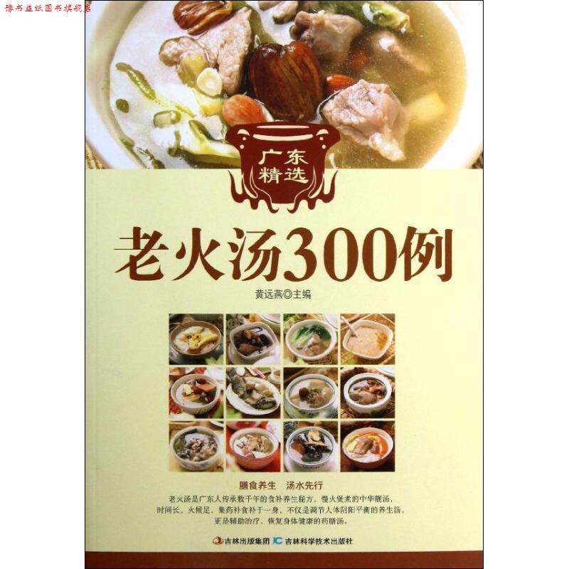 【正版书】 广东经典老火汤300例 黄远燕 主编 吉林科学技术出版社