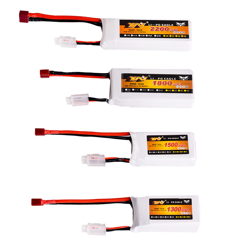 鹰王固定翼飞机车船 3S 11.1V 25C 1300/1500/1800/2200mah锂电池