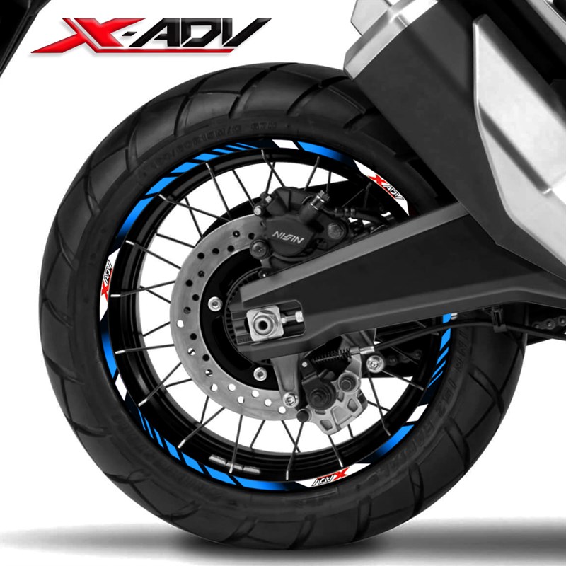 适用于本田XADV750 X-ADV750轮毂贴轮圈贴花反光贴纸车贴改装防水