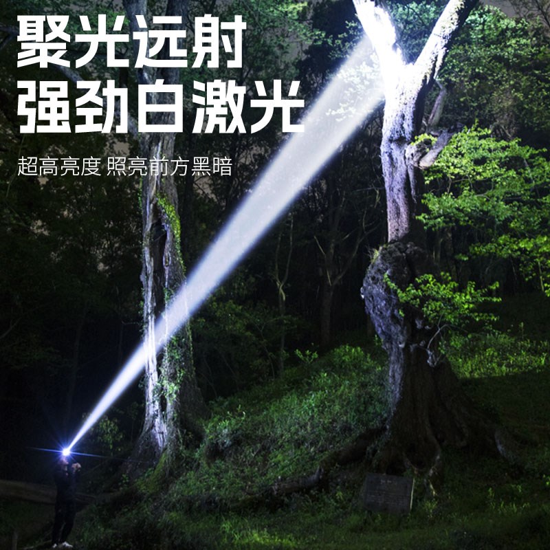 头灯强光充电超亮超长续航100小时户外led钓鱼夜钓感应疝气灯