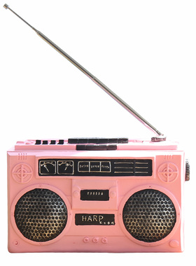 美式复古老式收音机电视机模型摆件客厅酒柜咖啡馆装创意饰品道具