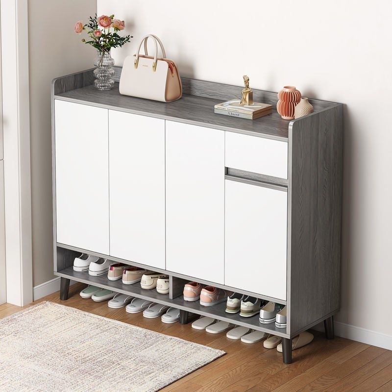 门口鞋柜家用门口大容量入户玄关柜2024新爆款实木收纳经济型鞋架,商业/办公家具,置物架/陈列架/储物架/展示架,淘宝优惠券,粉丝福利购,淘宝优惠卷