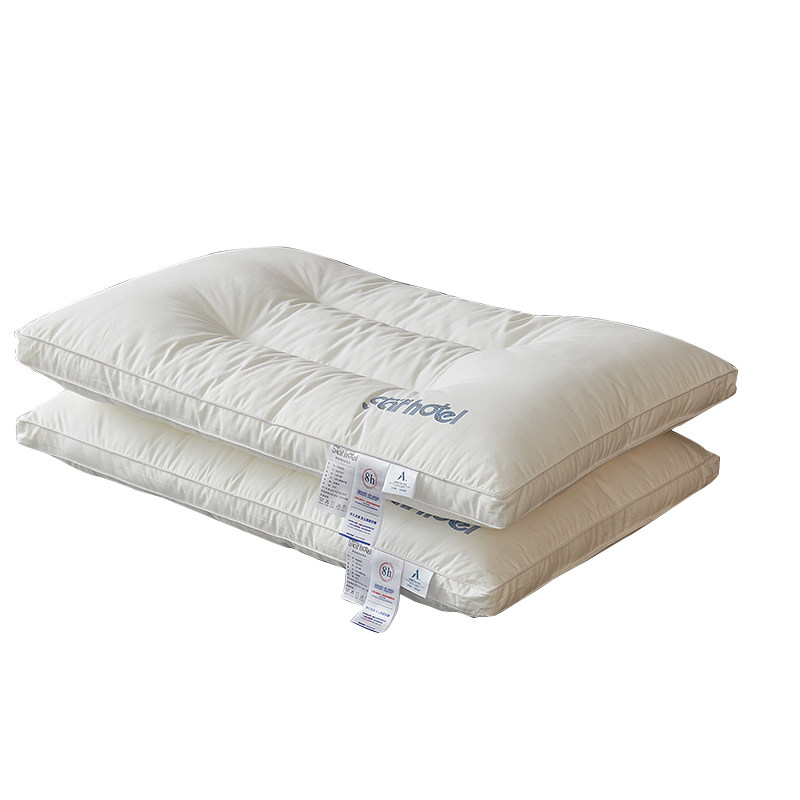 全棉枕头枕芯家用一对拍2套装助睡眠护颈椎男低超柔整头学生宿舍