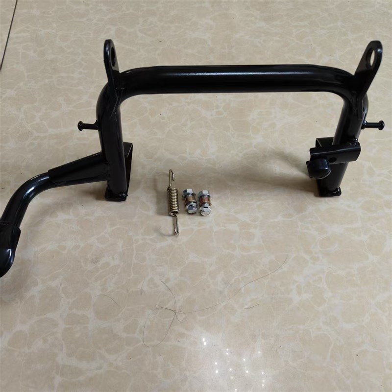 电动车大脚架电瓶车加厚双撑电动摩托车中撑脚大支架撑脚