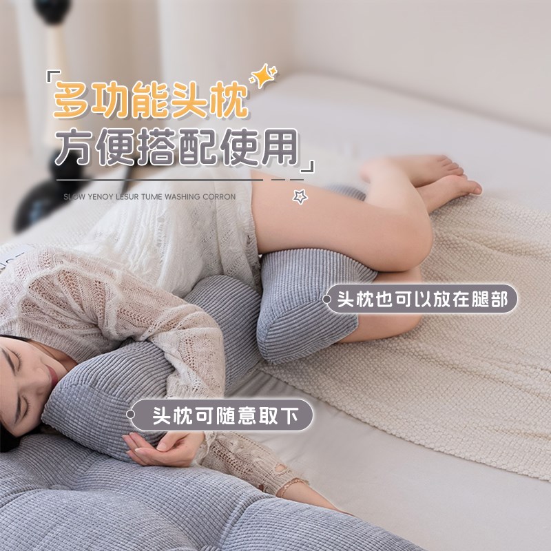三角床头靠枕大靠背榻榻米双人护腰床上靠垫可拆洗卧室半躺软包