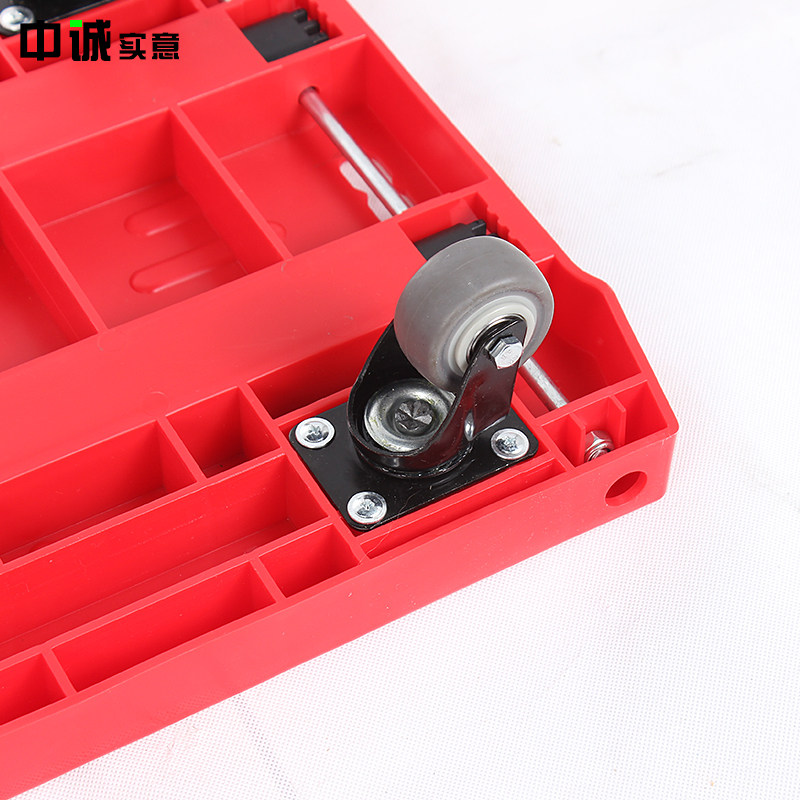 平板车家用伸缩折叠行李手推车搬运车六轮拉货便携小推车拖车