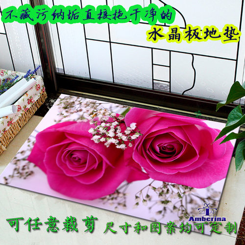 免洗可裁剪水晶板进门脚垫家用入户PVC门垫厨房地垫厂家直销定制