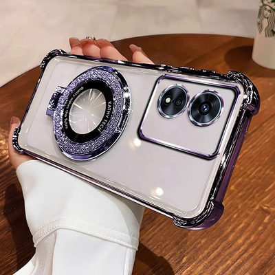 OPPOA97海外版手机壳oppoa97国际版闪粉磁吸支架全包防摔爆款壳