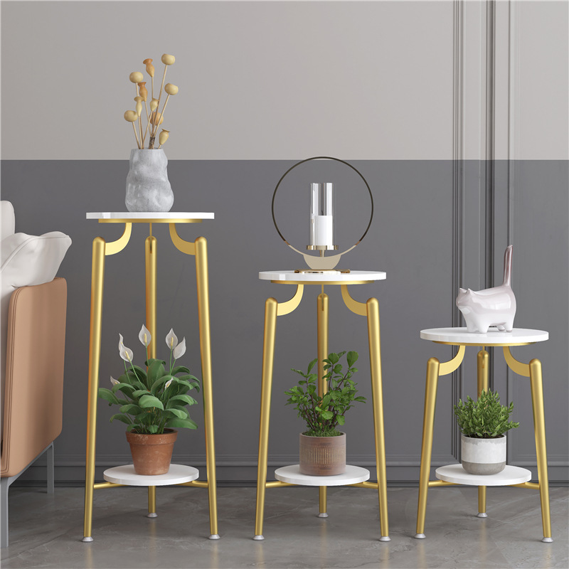 北欧花架植物架客厅置物架多层落地花盆架阳台室内简约轻奢花架子