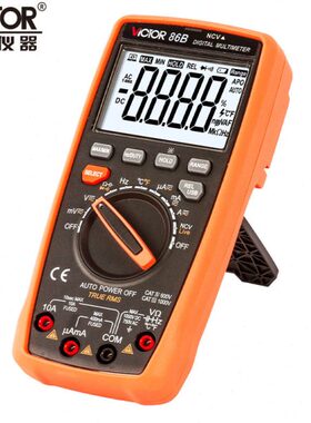 三位半万用表 VC86B胜利原厂 电工专用USB接口数字万用表