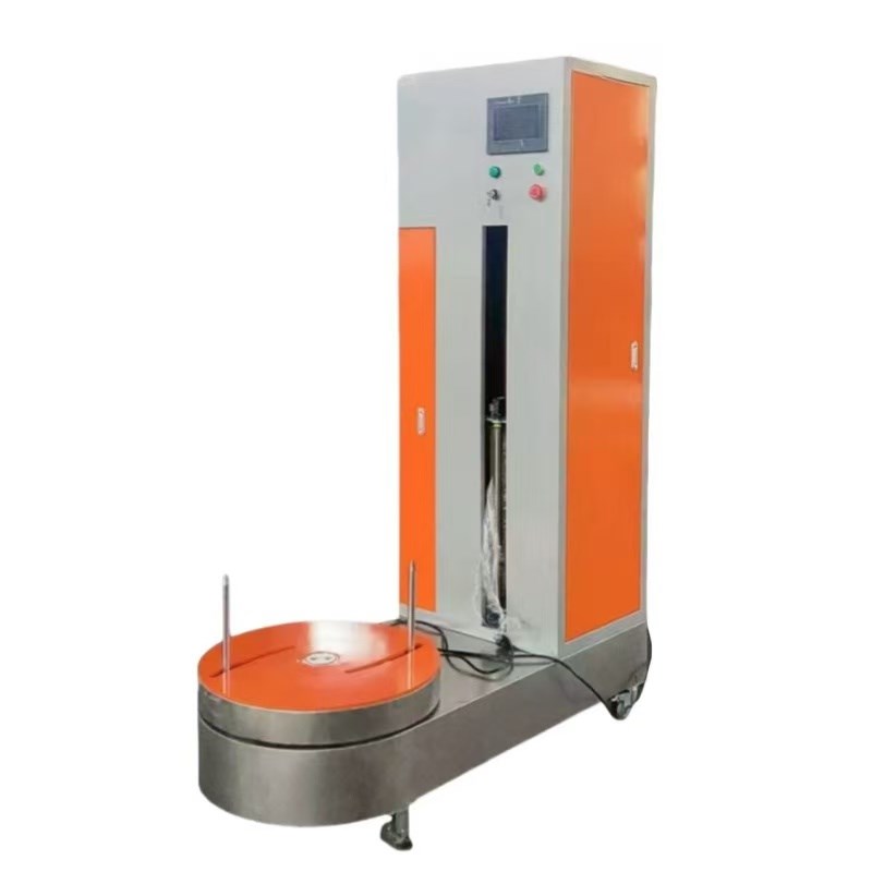 行李箱缠绕机酒店车m站港口行李打包机小型纸箱裹包机裹膜机包装