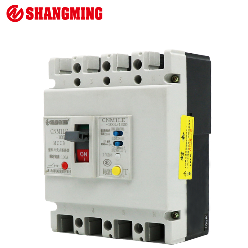人民电气漏电断路器CM1LE-100A 250A 400A 630A/430X0三相四线开