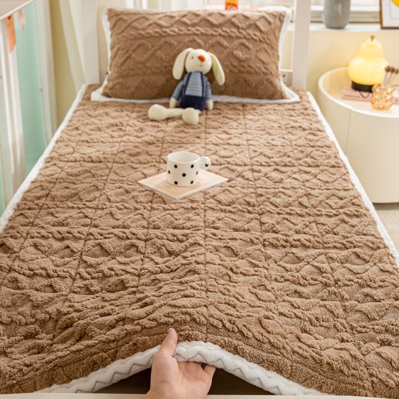 牛奶绒床垫软垫学生m宿舍单人专用床铺垫褥子垫子被褥垫被铺底毯