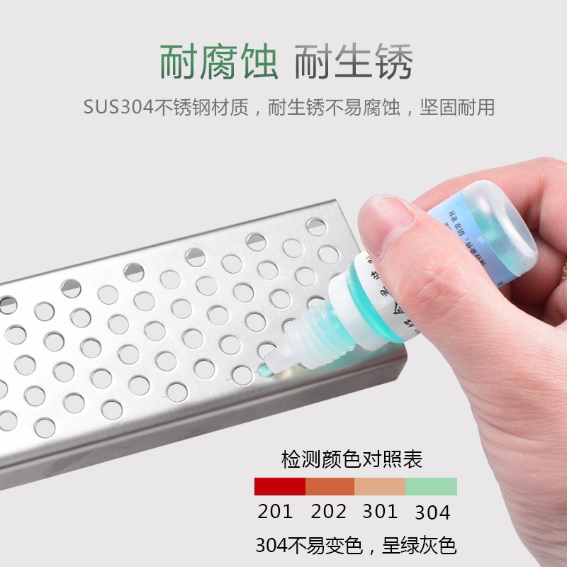 304不锈钢5cm厨房下水道地漏盖饭店排水沟盖板雨水篦子防滑地沟盖