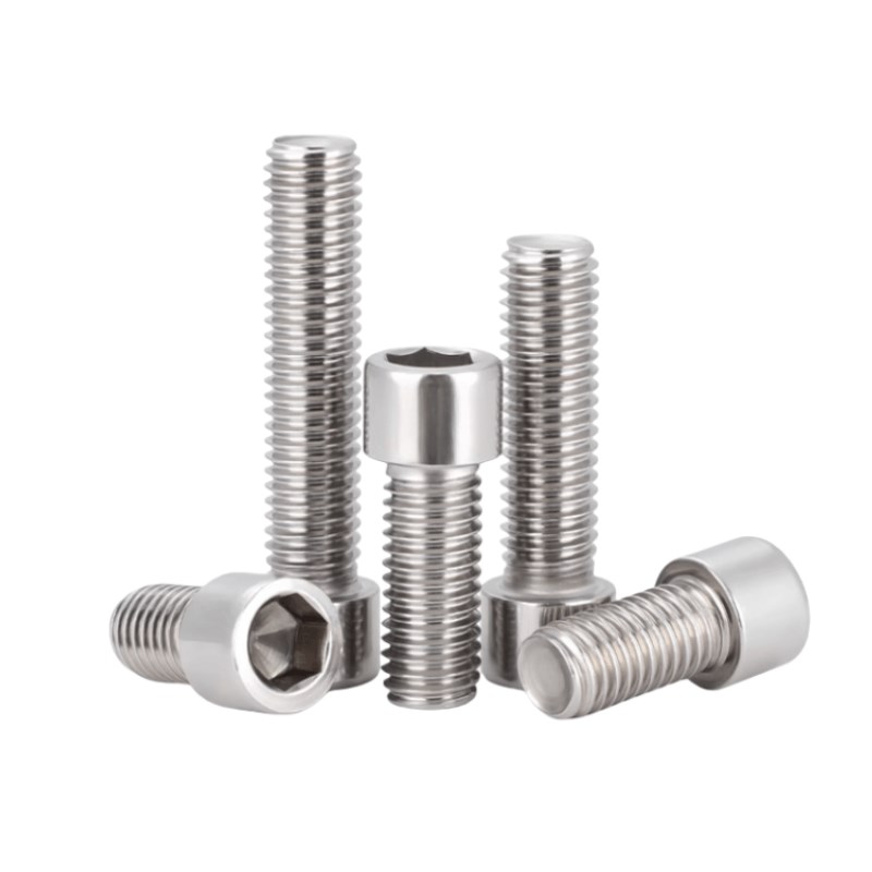 201不锈钢内六角螺丝GB70圆柱头螺栓杯头螺钉M5M6M8M10M12