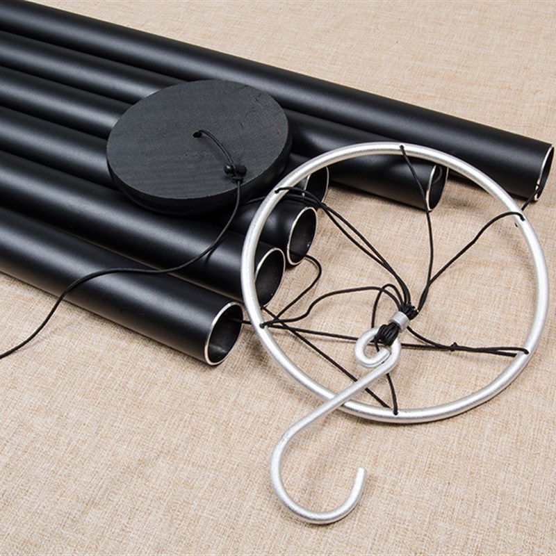 欧式65寸时尚音乐金属管风铃挂饰6根铝管家居公司店铺装饰品